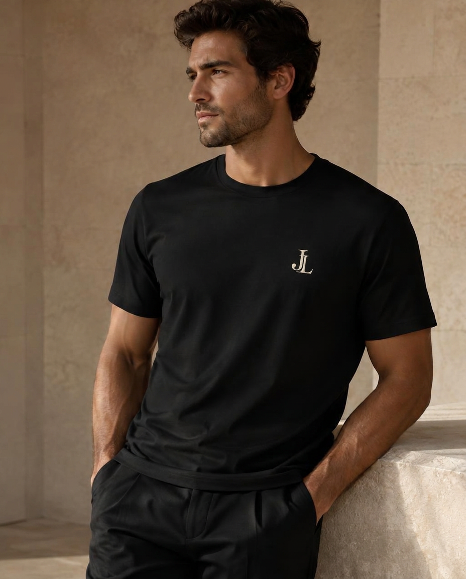 The Essential Tee in black
